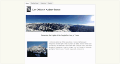 Desktop Screenshot of andrewparneslaw.com